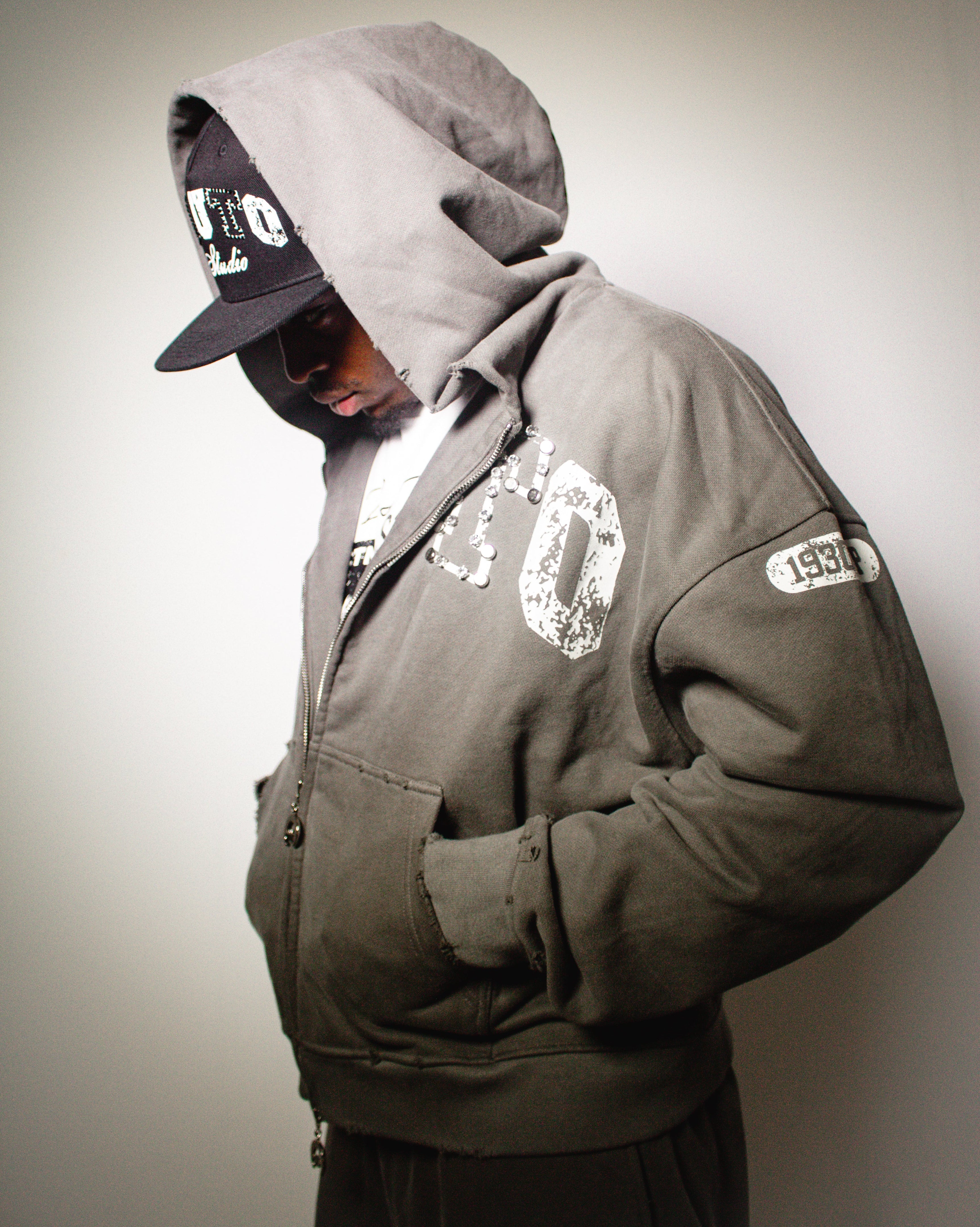 HARLEY GREY HOODIE