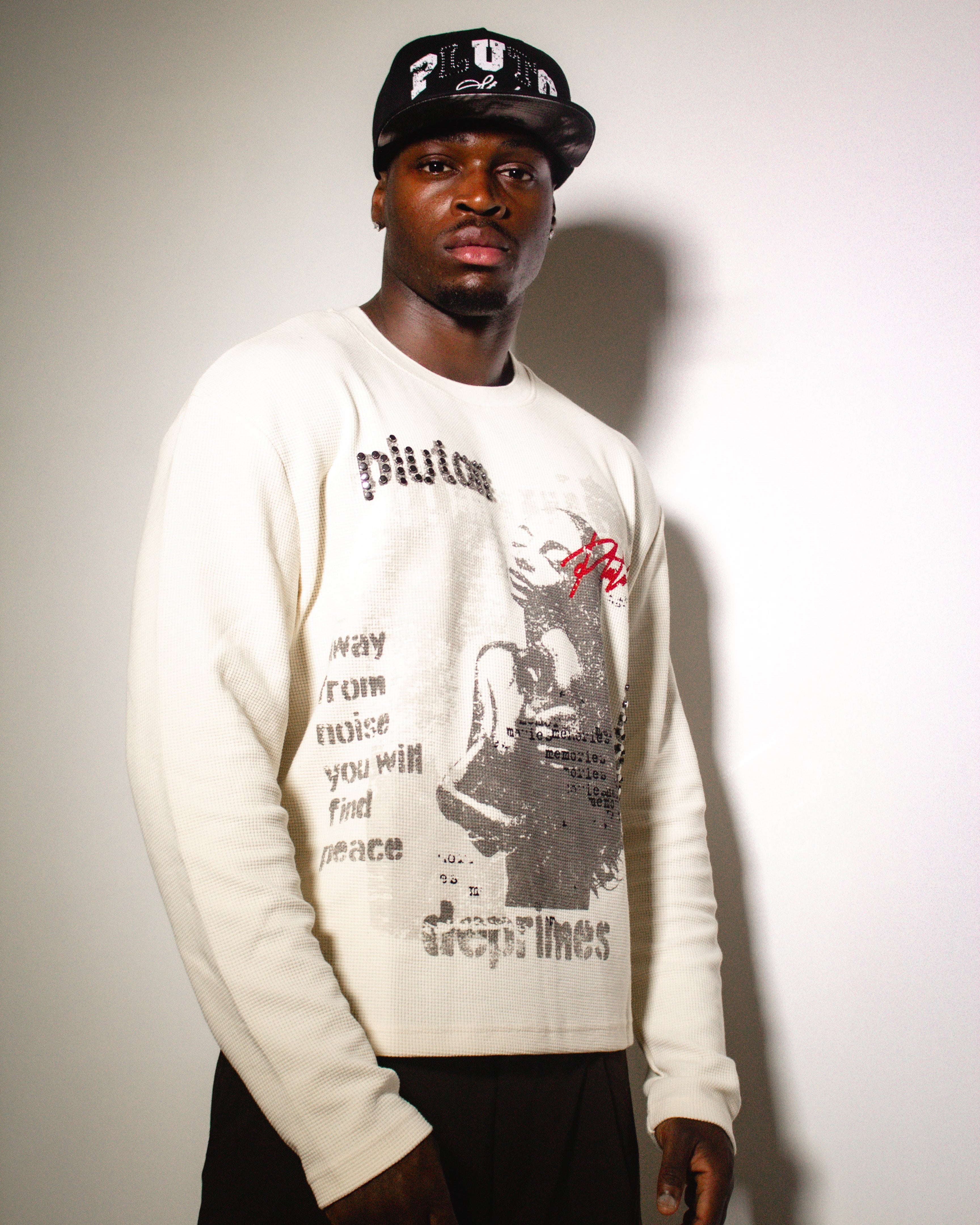 WAFFLE SADE LONG SLEEVE TEE