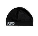 Black satin skull cap