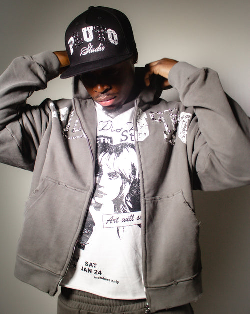 HARLEY GREY HOODIE