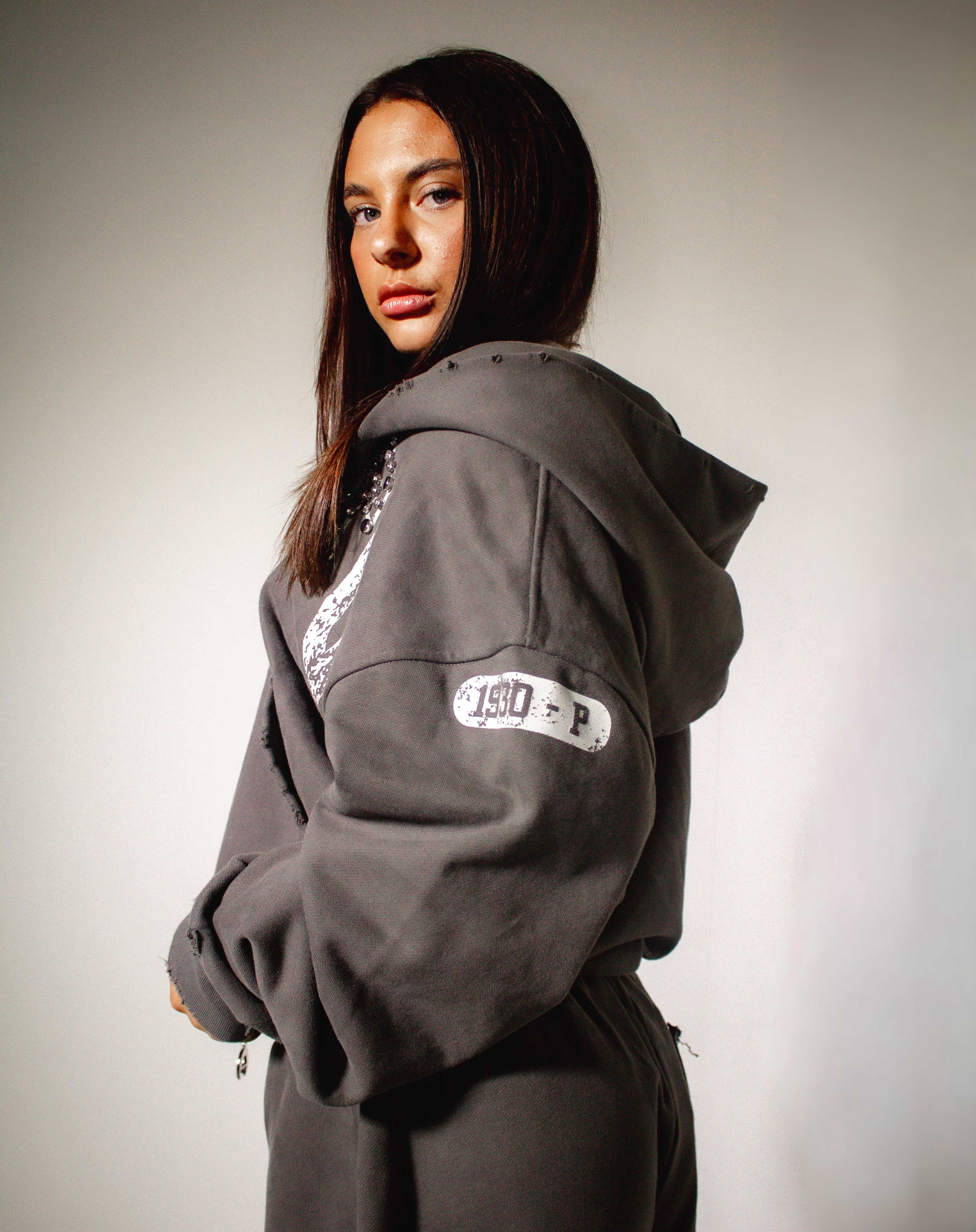 HARLEY GREY HOODIE